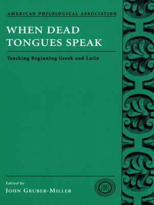 cover image of When Dead Tongues Speak